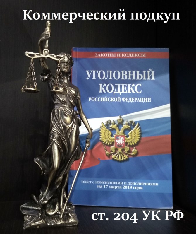 Адвокат по ст. 204 УК РФ Коммерческий подкуп