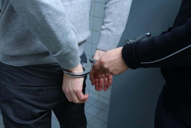 Arrest of a criminal