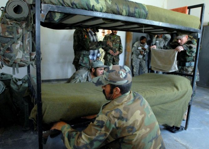 Кровати в армии