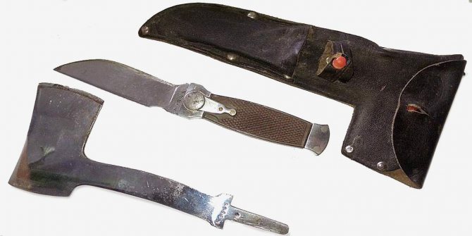 Нож-топор производства МООиР продавался в хозяйственных магазинах