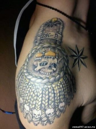 prison tattoos, epaulets
